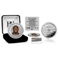 Ray Lewis 2018 Pro Football HOF Induction Silver Color Coin