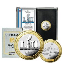 Super Bowl 52 Official 2-Tone Flip Coin