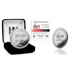 Bengals vs Rams Super Bowl LVI .999 Fine Silver Flip Coin