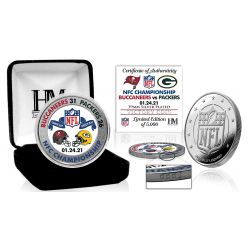 Tampa Bay Buccaneers 2020 NFC Conference Champions Game Victory Silver Mint Coin